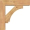 Ekena Millwork Imperial Block Smooth Bracket w/ Offset Brace, Western Red Cedar, 5 1/2"W x 20"D x 20"H BKT0604X20X20IMP05SWR - alternate 2